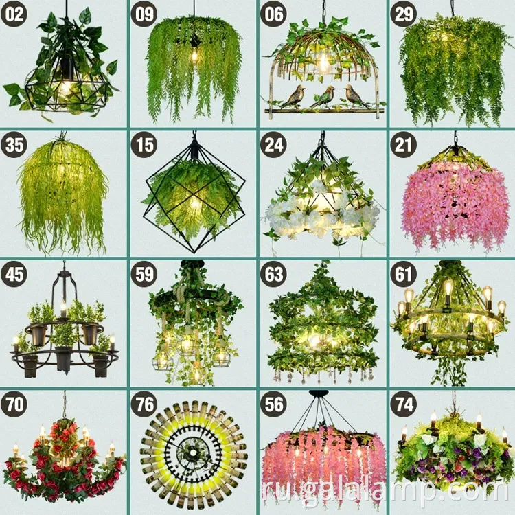 Элегантный большой светодиодная люстра для ресторана и садового декора